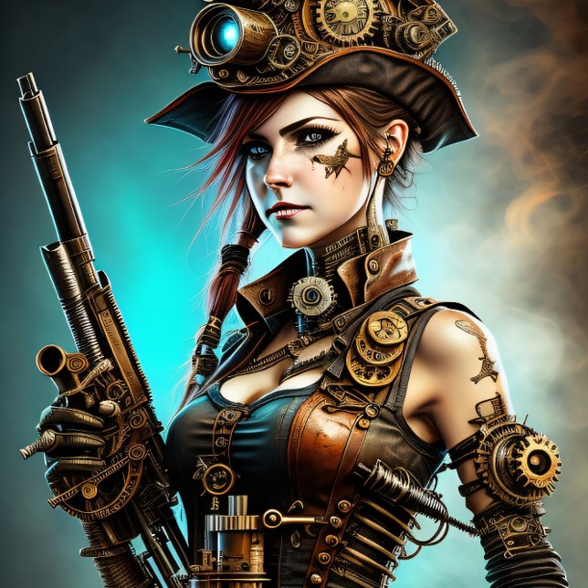 Steampunk woman Ready or not v7.1 Tissue Paper (Creator Uploaded)