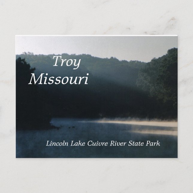 Steamy Lincoln, Troy, Missouri, post card (Front)