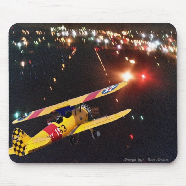 Stearman Nite Lndg Mouse Pad (Front)
