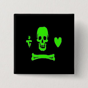 Stede Bonnet-Green 2 Inch Square Button