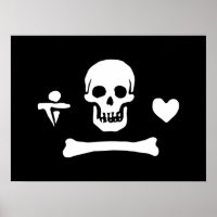 Stede Bonnet Pirate Flag Jolly Roger
