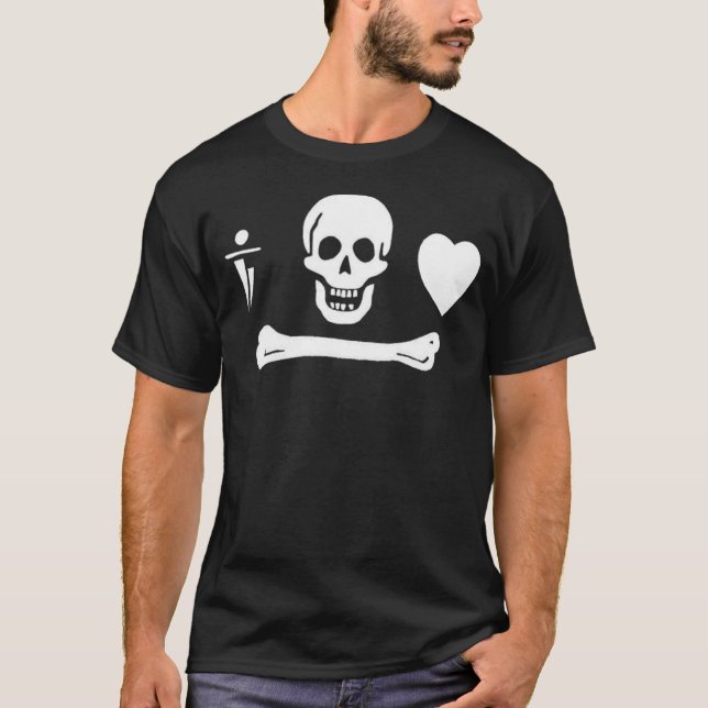Stede Bonnet's Jolly Roger T-Shirt (Front)