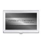 Steel / Aluminum Effect Business Card Holder