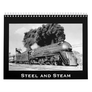 Steel and Steam - Customizable for Year Calendar