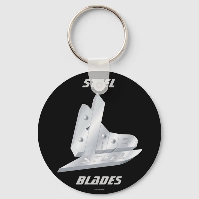 Steel Blades Keychain (Front)