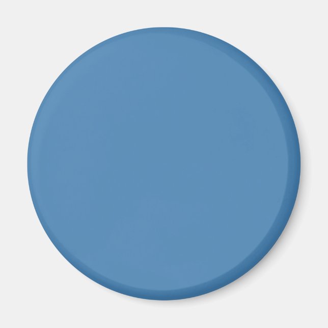Steel Blue 4682B4 Colour - Add a Name Option Magnet (Front)