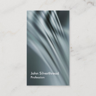 Steel blue lines and shadows business card