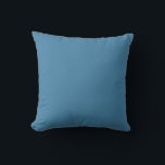 Steel Blue Solid Blank Colour Throw Pillow<br><div class="desc">Beauty elegant colour texture. Suitable for formal/ informal occasions.
It's abstract and gives the ability of a fashionable look. works well with plenty of colours.
#4381A8</div>