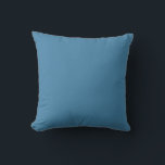 Steel Blue Solid Blank Colour Throw Pillow<br><div class="desc">Beauty elegant colour texture. Suitable for formal/ informal occasions.
It's abstract and gives the ability of a fashionable look. works well with plenty of colours.
#4381A8</div>