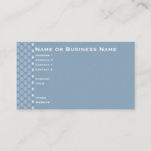 Steel Blue Winter Card