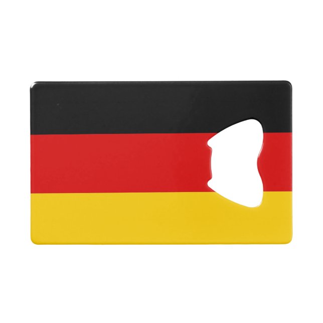 Steel Bottle Opener with flag of Germany Credit Card Bottle Opener (Front (Horizontal))