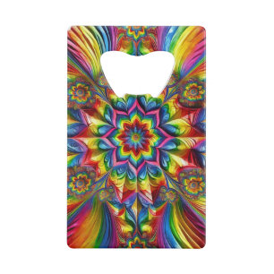 Steel Bottle Opener with LGBTQ Colours Credit Card Bottle Opener