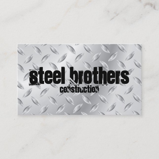 Steel Business Card (Front)