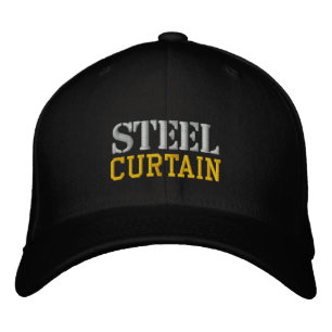 STEEL CURTAIN EMBROIDERED HAT