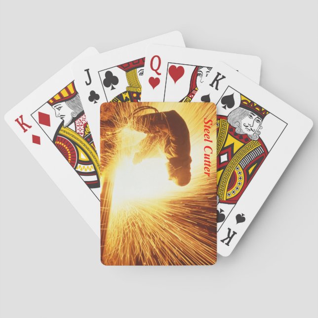 Steel Cutter Playing Cards (Back)