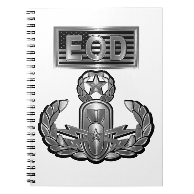 Steel Design Master Explosive Ordnance disposal Notebook (Front)