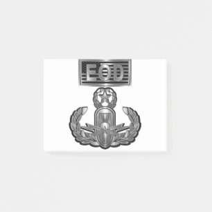 Steel Design Master Explosive Ordnance disposal Post-it Notes