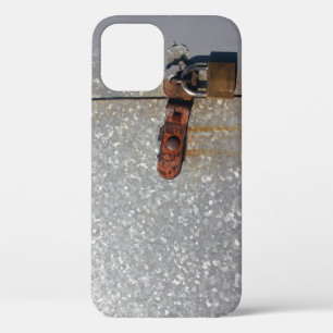 Steel doors locked with a rusty padlock Case-Mate  iPhone 12 Case