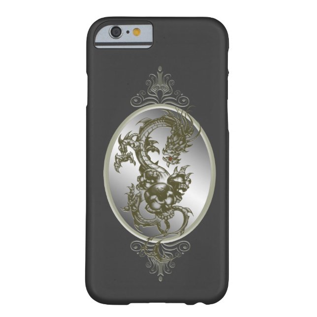 Steel Dragon iPhone 6 Coque (Dos)