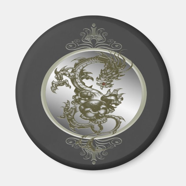 Steel Dragon Magnet (Front)