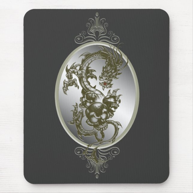Steel Dragon Mouse Pad (Front)