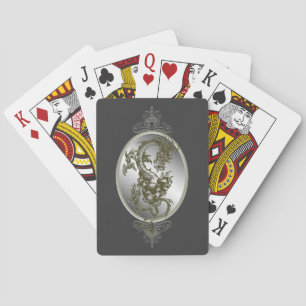Steel Dragon Playing Cards