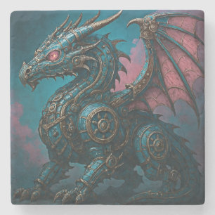 Steel Dragon Stone Coaster