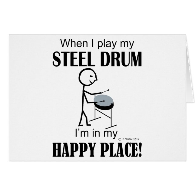 Steel Drum Happy Place (Front Horizontal)
