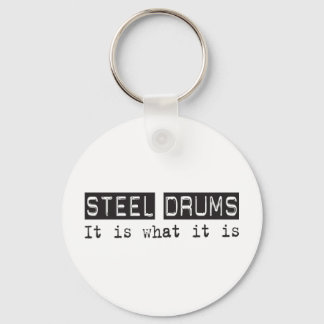 Steel Drums It Is Keychain
