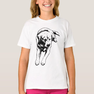 Steel Eyes – Centred Portrait T-Shirt