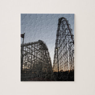 Steel Force and Thunderhawk Dorney Park Jigsaw Puzzle