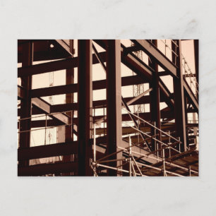 Steel Frame Construction Postcard