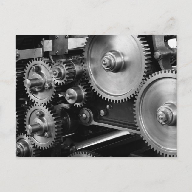 Steel Gears Postcard (Front)