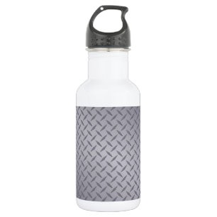 Steel Grey Diamond Plate 532 Ml Water Bottle