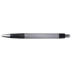 Steel Grey Diamond Plate Pen