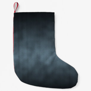 Steel Grey Gothic Ombre Background Art Small Christmas Stocking