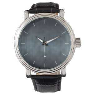Steel Grey Gothic Ombre Background Art Watch