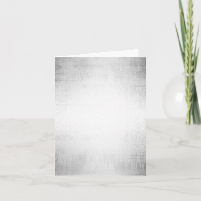Steel Grunge Metal Plates Notecards (Front)