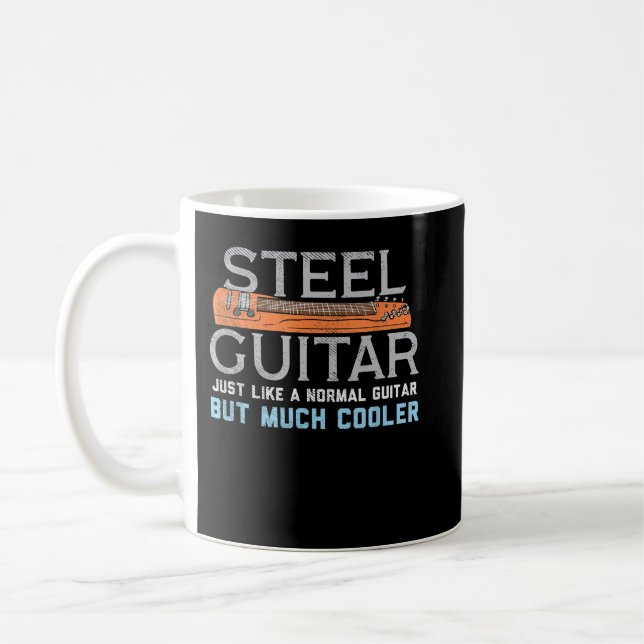 Steel Guitar For Guitar Player Coffee Mug (Left)