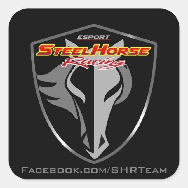Steel Horse Racing Team Sticker (Front)