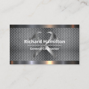 Steel Metal Trim   Hammers Business Card