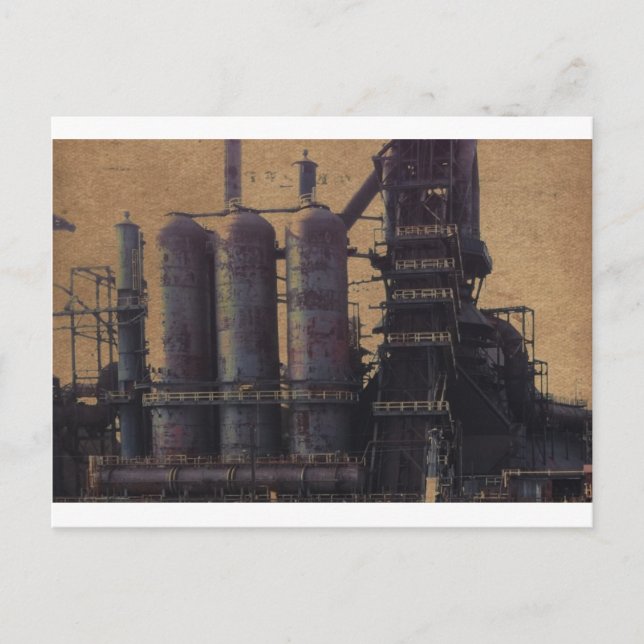 STEEL MILL U.S.A. POSTCARD (Front)