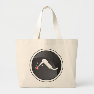 Steel Oil Wood Large Tote Bag
