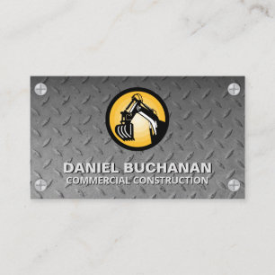 Steel Pattern   Metal Screws   Construction Business Card