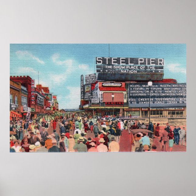 Steel Pier - Atlantic City Poster (Front)