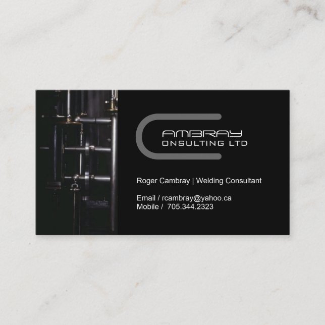 Steel Pipes Business Card (Front)