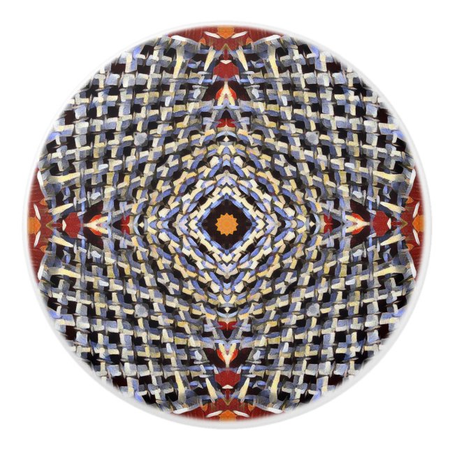 Steel Star Ceramic Knob (Front)