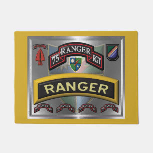 Steel Type Framed 75th Ranger Regiment Doormat