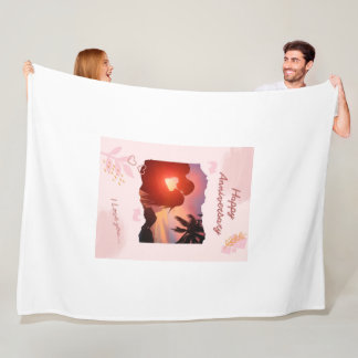 Steel Watercolor Fleece Blanket Mystical Comfort