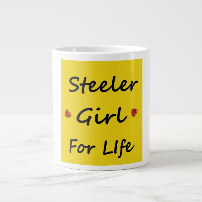 Steeler Girl for Life Mug (Devant)